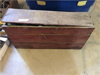 Vintage Finger Jointed Wooden Box