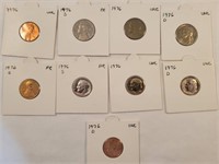 (9) 1976 Uncirculated Coins