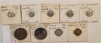 (9) Mexican Coins, mostly older coins