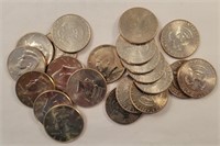 (21) Kennedy 1/2 Dollars, Newer Dates