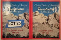 (2) New US Presidential $1 Coin Books