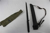 Stainless Steel Sword w Scabbard & Military Belt