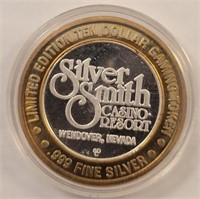 Silver Smith Casino Silver Gaming Token