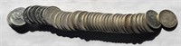 (34) Silver Canadian Quarters & (9) Clad Quarters