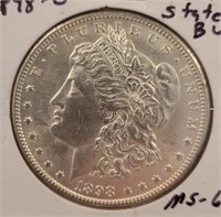 1898-O Morgan Silver Dollar, Higher Grade