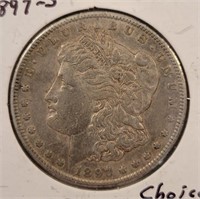 1879-S Morgan Silver Dollar, Higher Grade