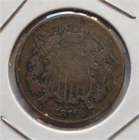 1871 2-Cent Piece