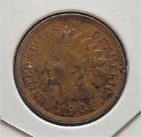 1901 Indian Head Cent, Higher Grade