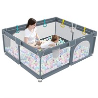 Play Pens for Babies and Toddlers Grey)