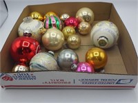 15+ blown glass/mercury glass VTG ornaments