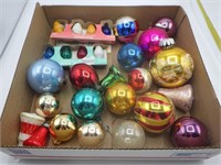 20 VTG Christmas balls/bulbs Shiny Brite/Rausch