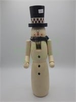 15" wooden snowman nutcracker-Jo-Ann's