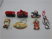 Misc. ornaments-Cable cars, snow boarding/skiing