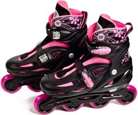 Adjustable Inline Skates size 2-5 ABEC5