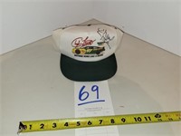 Autographed Chad Little Hat John Deere Racing #97