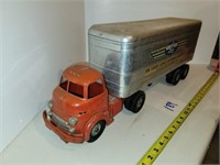 Wyandotte Semi Grey Van Lines Toy Semi, Original