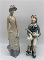 Porcelain Lady and Casades Clown