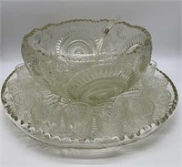 1940’s L.E. Smith Punch Bowl Set