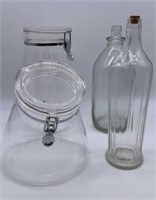 Acrylic Canisters and Glass Jars