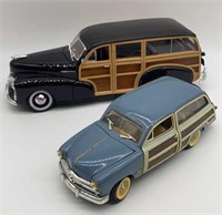 1948 and 1949 Die-Cast Ford Woody Wagons