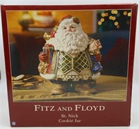 Fitz and Floyd St. Nick Cookie Jar
