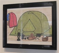 "Campsite Scene" by Daphne Jane Molson