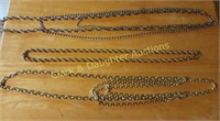 Trio of extra long chains.