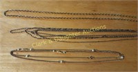 Vintage extra long chains