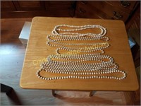 Lot of faux pearls