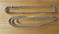 Pre 50's faux pearl necklaces