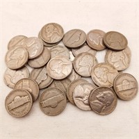 31 Jefferson  Nickels 1950