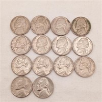14 Jefferson Nickels 1955-64
