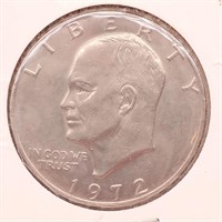1972 Carded AUC Eisenhower Dollar