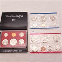 1981 US Proof & Mint Sets