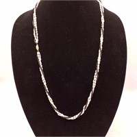 14K Clasp Freshwater Pearl & Bead Necklace