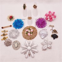 Costume Brooches & Rings