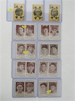 (3) 1927 W-560 & (8) 1941 DOUBLE PLAY BB CARDS: