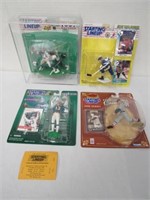 (4) KENNER STARTING LINEUP FIGURINES: