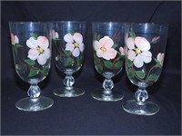 Desert Rose Stem Glasses