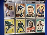 59- 1955 BOWMAN FOOTBALL CARDS W/STARS