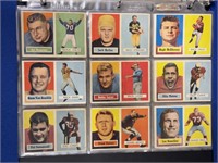 54-1957 TOPPS FOOTBALL CARDS W/STARS