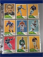 62- 1960 FLEER FOOTBALL CARDS