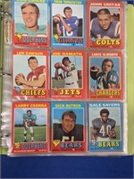 171- 1971 TOPPS FOOTBALL CARDS W/STARS