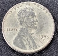 1943D - Steel Lincoln Penny