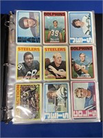 173- 1972 TOPPS FOOTBALL CARDS W/STARS