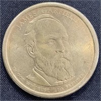 1881- James Garfield U.S. Dollar Coin