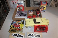 BOX OF COLLECTORS CARS AND RACE CARS