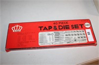 KING TAP AND DIE 40 PIECE SET (LIKE NEW)