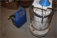 DYNA GLO KEROSENE HEATER WITH FUEL CAN