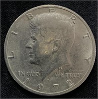 1972- U.S. Half Dollar D